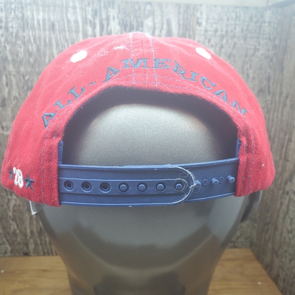 Disney Parks Mickey Mouse Patriotic Hat Cap Red White Blue Youth Snapback 54-57 - Picture 6 of 9